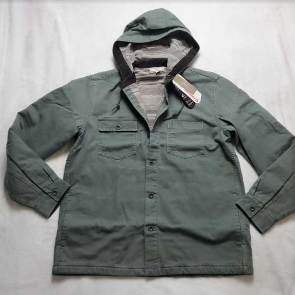J. Crew Other - New men's M   J Crew Wallace & Barnes fleece-lined hooded canvas work shirt